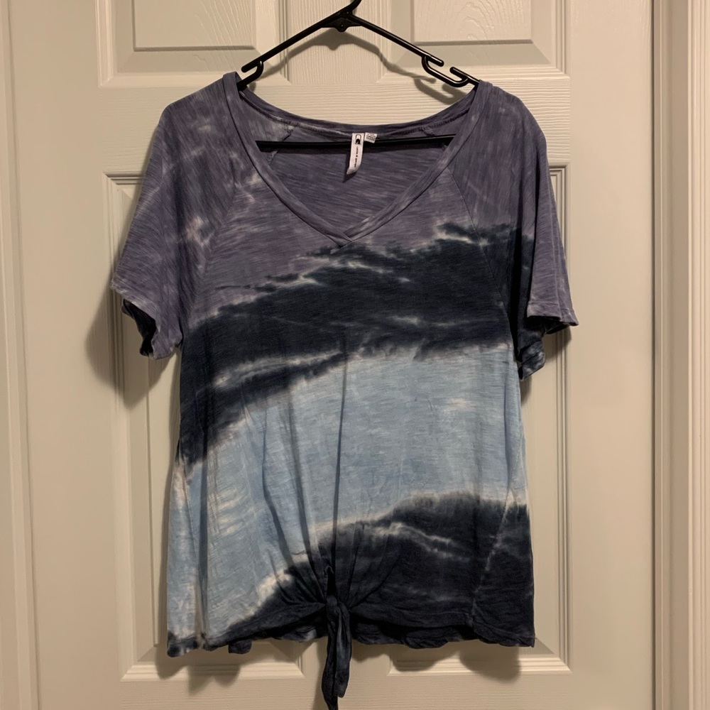 🎉Host Pick🎉 Cable & Gauge - Tie Dye Top with Front Tie